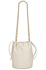 KHAITE Aria Medium Bucket Bag in Off White, view 1, click to view large image.