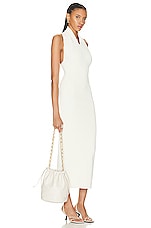 KHAITE Aria Medium Bucket Bag in Off White, view 2, click to view large image.