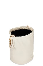 KHAITE Aria Medium Bucket Bag in Off White, view 5, click to view large image.