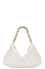 KHAITE Clara Shoulder Bag in Off White, view 1, click to view large image.