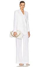 KHAITE Clara Shoulder Bag in Off White, view 2, click to view large image.