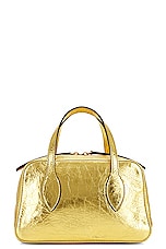 KHAITE Maeve Small Crossbody Bag in Gold, view 4, click to view large image.
