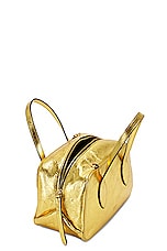 KHAITE Maeve Small Crossbody Bag in Gold, view 5, click to view large image.
