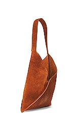 KHAITE Sara Small Tote Bag in Caramel, view 4, click to view large image.