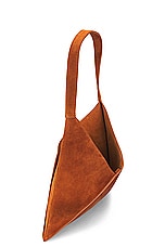 KHAITE Sara Small Tote Bag in Caramel, view 5, click to view large image.