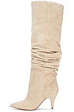 KHAITE River Knee High Boot in Nude, view 5, click to view large image.