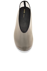 KHAITE Marcy Mesh Flat in Black & Nude, view 4, click to view large image.