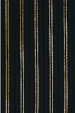 L'AGENCE Laurent Shirt in Black & Gold, view 5, click to view large image.