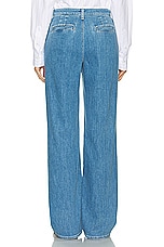 L'AGENCE Weston Wide Leg Trouser in Belize, view 3, click to view large image.