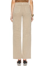 L'AGENCE Brooklyn Utility Wide Leg Pant in Rye, view 3, click to view large image.