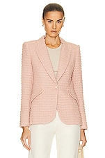 L'AGENCE Chamberlain Blazer in Dusty Pink, view 1, click to view large image.