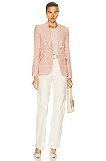 L'AGENCE Chamberlain Blazer in Dusty Pink, view 5, click to view large image.