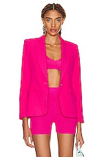 L'AGENCE Chamberlain Blazer in Pink Glo, view 2, click to view large image.