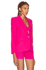 L'AGENCE Chamberlain Blazer in Pink Glo, view 3, click to view large image.