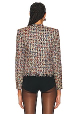 L'AGENCE Angelina Jacket in Multicolor Tweed, view 3, click to view large image.