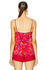 L'AGENCE Jane Spaghetti Strap Top in Multi Butterfly Petal, view 3, click to view large image.