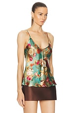 L'AGENCE Lexi Camisole in Small Multi Rococo, view 2, click to view large image.