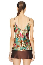 L'AGENCE Lexi Camisole in Small Multi Rococo, view 3, click to view large image.