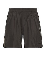 Lanvin Elasticated Relaxed Shorts in Black, view 1, click to view large image.