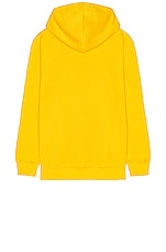 Lanvin Classic Oversized Curblace Hoodie in Sunflower, view 2, click to view large image.
