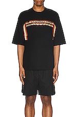 Lanvin Curblace Oversized T-shirt in Black, view 4, click to view large image.