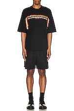 Lanvin Curblace Oversized T-shirt in Black, view 5, click to view large image.