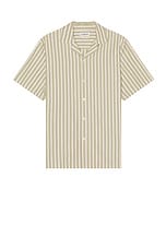 Lanvin Bowling Shirt in Mastic, view 1, click to view large image.