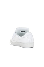 Lanvin Curb Xl Low Top Sneakers in White, view 3, click to view large image.