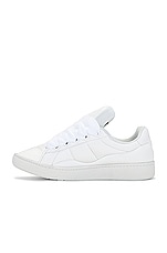 Lanvin Curb Xl Low Top Sneakers in White, view 5, click to view large image.
