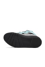 Lanvin Curb Sneaker in Light Blue & Anthracite, view 6, click to view large image.