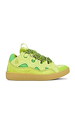 Lanvin Sneakers Skate in Green, view 1, click to view large image.