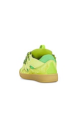 Lanvin Sneakers Skate in Green, view 3, click to view large image.