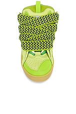 Lanvin Sneakers Skate in Green, view 4, click to view large image.