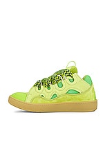Lanvin Sneakers Skate in Green, view 5, click to view large image.