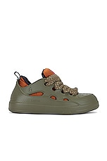 Lanvin Curb Sneaker Block Molded Eva in Taupe, view 1, click to view large image.