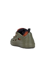 Lanvin Curb Sneaker Block Molded Eva in Taupe, view 3, click to view large image.