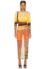 Louisa Ballou High Tide Dress in Painted Sunset, view 1, click to view large image.