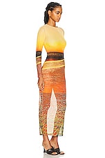 Louisa Ballou High Tide Dress in Painted Sunset, view 2, click to view large image.