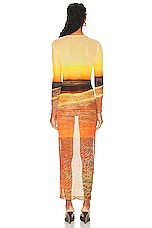Louisa Ballou High Tide Dress in Painted Sunset, view 3, click to view large image.