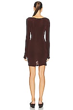 Louisa Ballou Summer Solstice Dress in Brown, view 4, click to view large image.