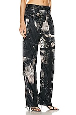 Louisa Ballou Cargo Pant in Painted Black, view 2, click to view large image.