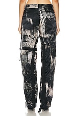 Louisa Ballou Cargo Pant in Painted Black, view 4, click to view large image.