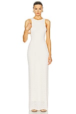 L'Academie by Marianna Amary Maxi Dress in Ivory, view 1, click to view large image.