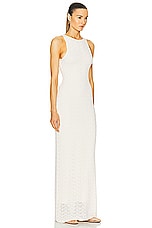 L'Academie by Marianna Amary Maxi Dress in Ivory, view 2, click to view large image.