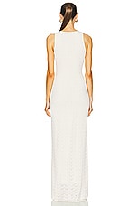 L'Academie by Marianna Amary Maxi Dress in Ivory, view 3, click to view large image.