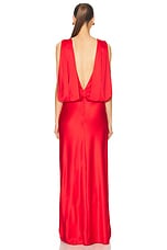 L'Academie by Marianna Thylane Gown in Red, view 4, click to view large image.