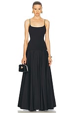 L'Academie by Marianna Laure Maxi Dress in Black | FWRD