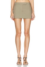 L'Academie by Marianna Thierry Skort in Olive, view 1, click to view large image.