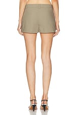 L'Academie by Marianna Thierry Skort in Olive, view 3, click to view large image.