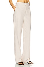 L'Academie by Marianna Hendry Trouser in Beige, view 2, click to view large image.